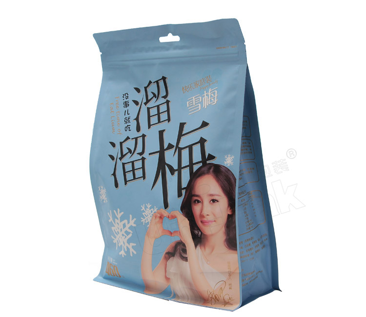 休闲食品方底袋
